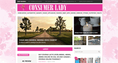 Desktop Screenshot of consumerlady.com